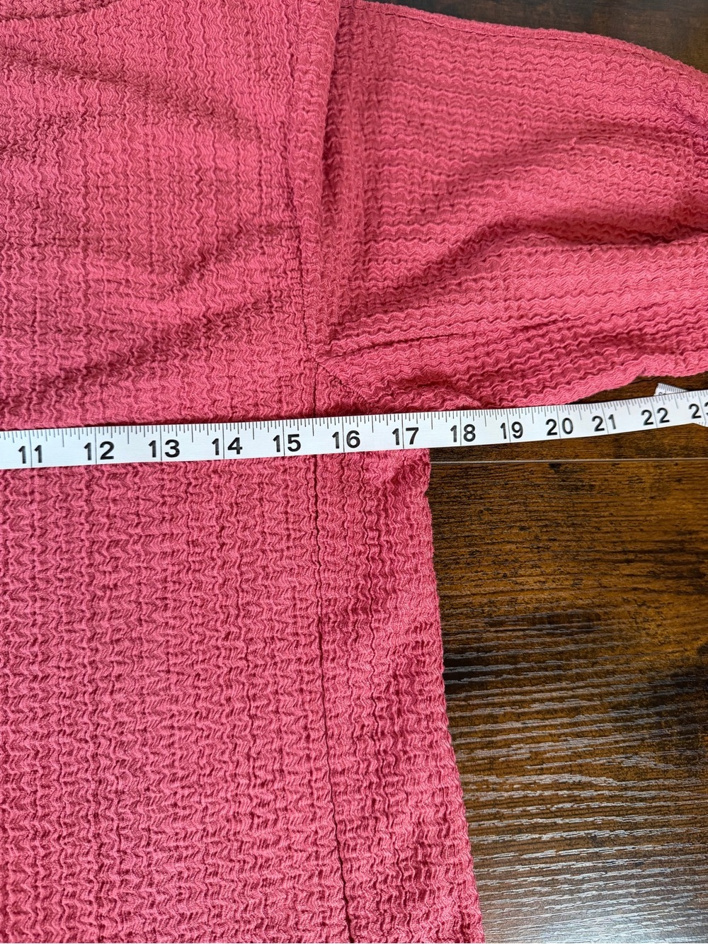LOFT Pink Textured Knit Puff Sleeve Top Women’s Warm Cozy Office Casual Wear - Picture 5 of 11